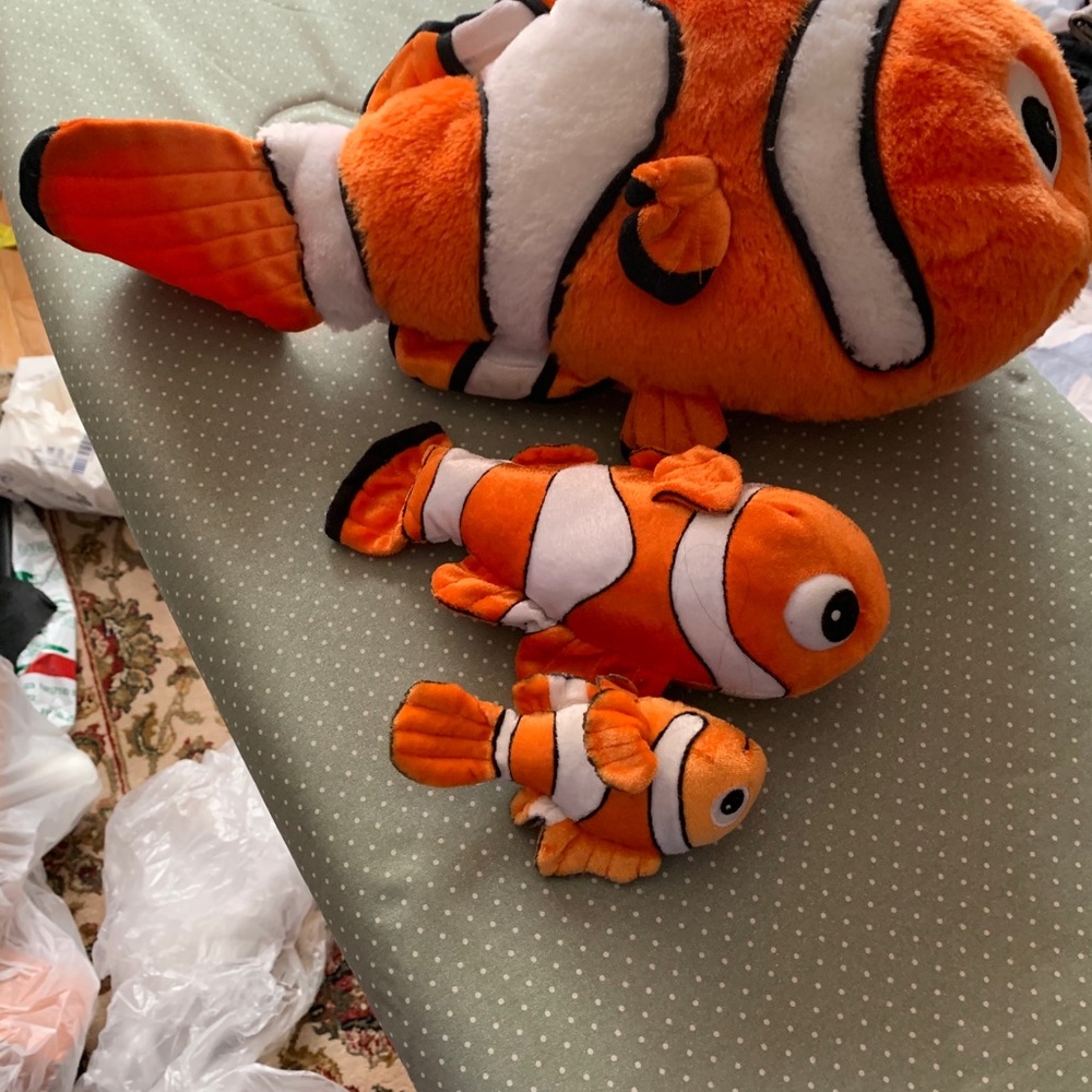 Stuff animal,  set 3 , Nemo